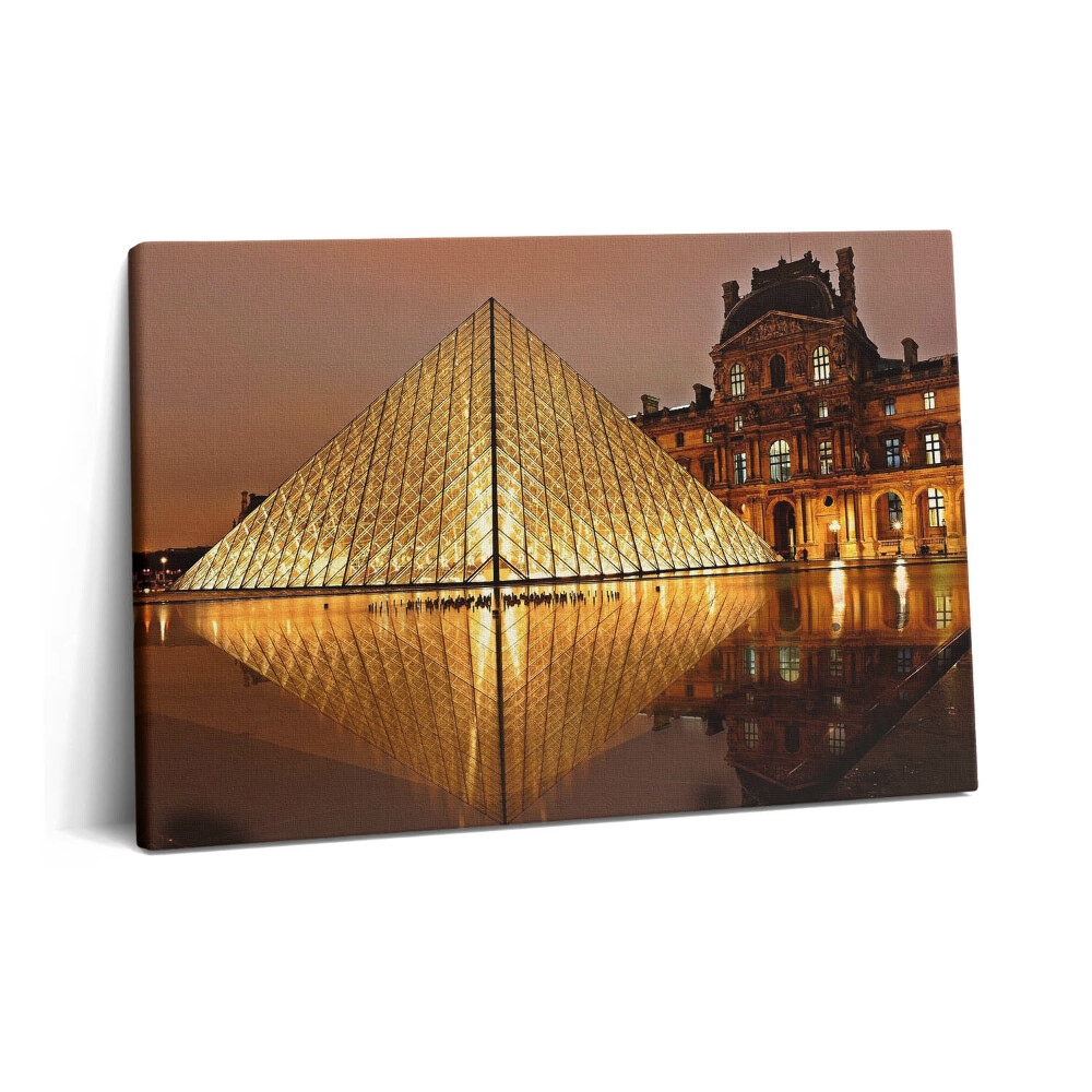 Tablou pe pânză 60x40 Muzeul Luvru din Paris