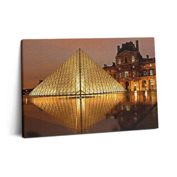 Tablou pe pânză 60x40 Muzeul Luvru din Paris