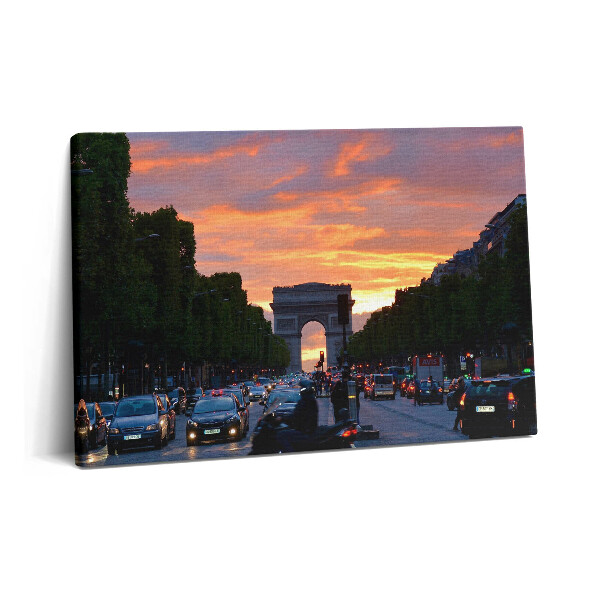 Tablou pe pânză 60x40 Arcul de Triumf de pe strada Zachodnia