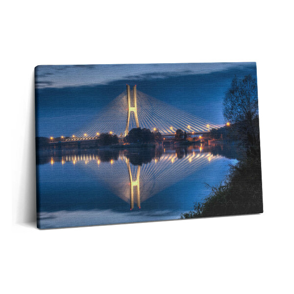 Tablou pe pânză 60x40 Podul Rędziński din Wrocław