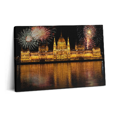 Tablou pe pânză 60x40 Clădirea Parlamentului Ungar