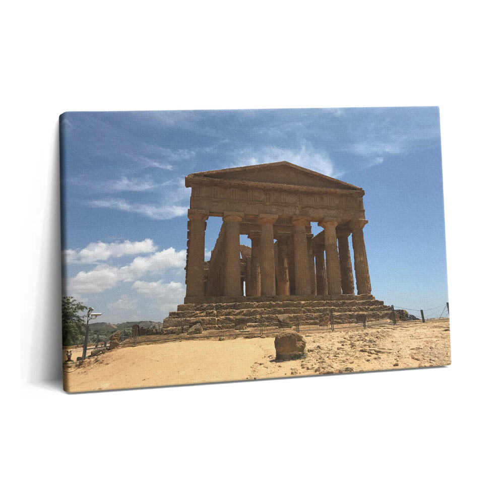 Tablou pe pânză 60x40 Templu în Sicilia, Italia