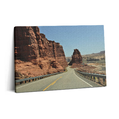 Tablou pe pânză 60x40 Ruta 66 în Statele Unite