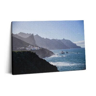 Tablou pe pânză 60x40 Vedere la munte lângă ocean