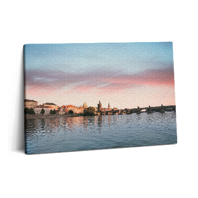 Tablou pe pânză 60x40 Podul Carol din Praga