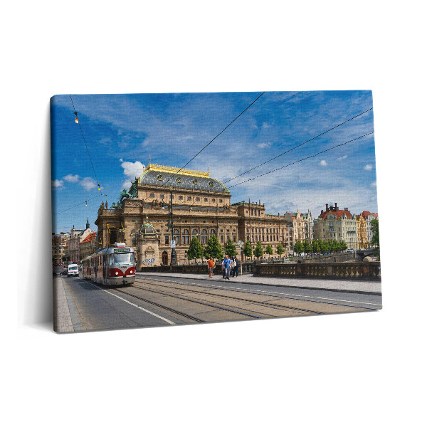 Tablou pe pânză 60x40 Teatrul Național din Praga