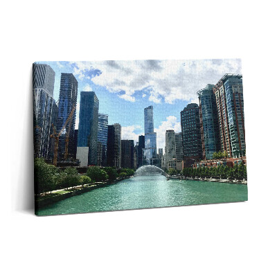 Tablou pe pânză 60x40 Zgârie-nori