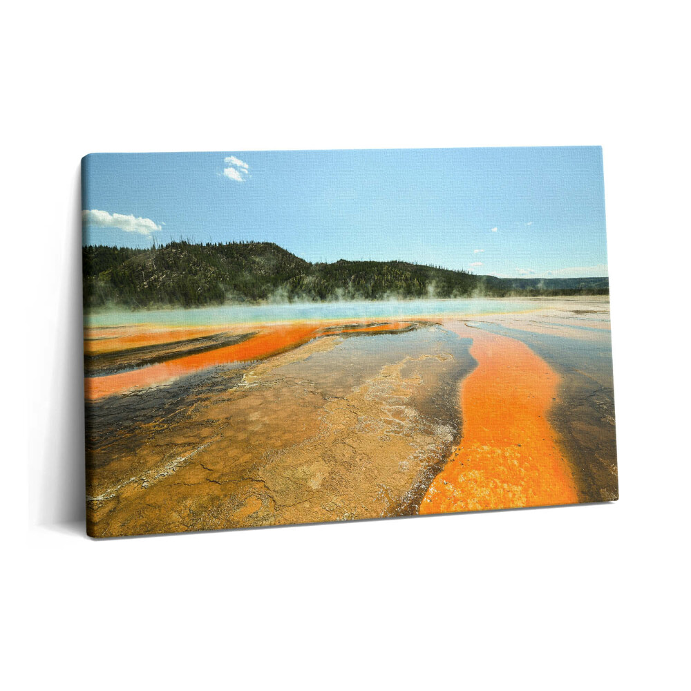 Tablou pe pânză 60x40 Lac cu munți