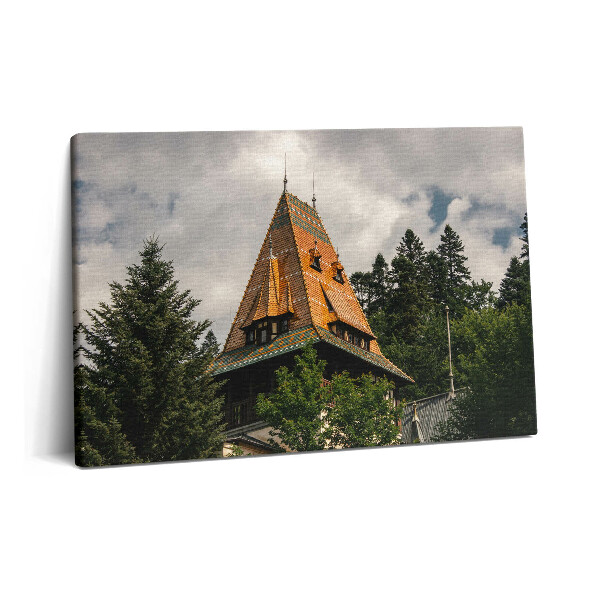 Tablou pe pânză 60x40 Palatul Pelișor din România