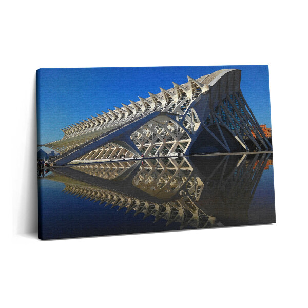 Tablou pe pânză 60x40 Muzeul de Știință din Valencia