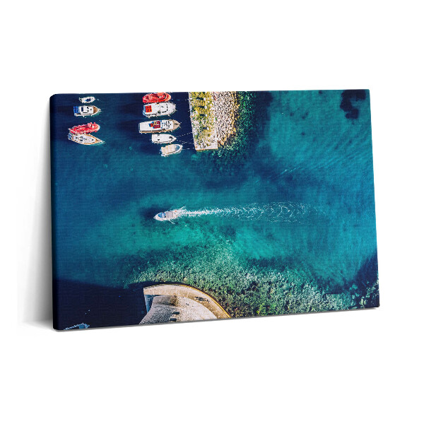 Tablou pe pânză 60x40 Bărci pe mare