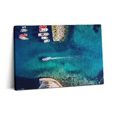 Tablou pe pânză 60x40 Bărci pe mare