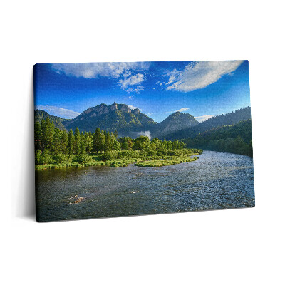 Tablou pe pânză 60x40 Cotul Dunajec din Munții Pieniny