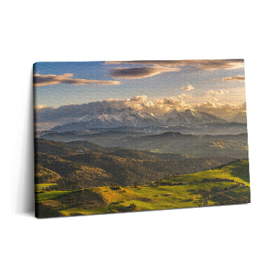 Tablou pe pânză 60x40 Pieniny Wysoki Wierch