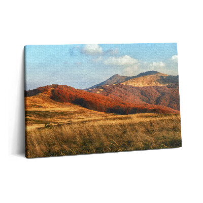 Tablou pe pânză 60x40 Peisaj montan de toamnă