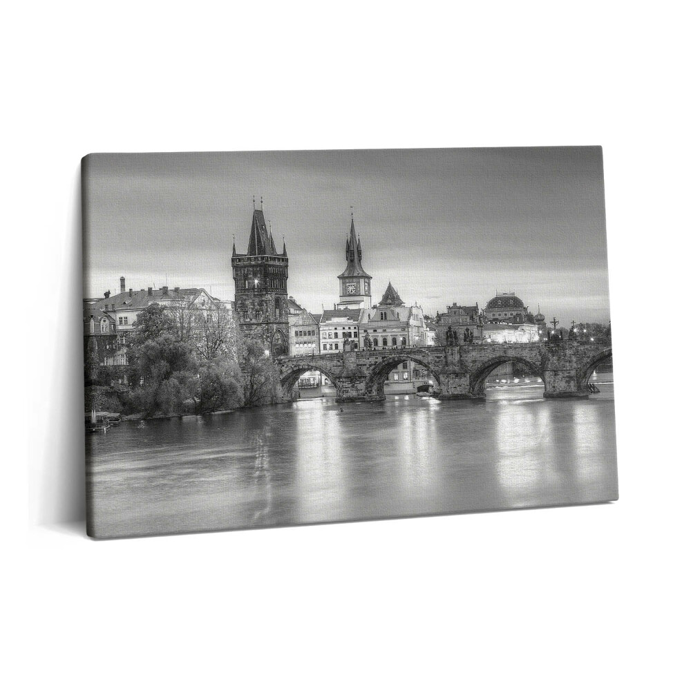 Tablou pe pânză 60x40 Vedere a Podului Carol din Praga