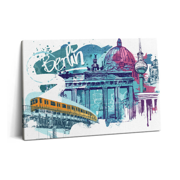 Tablou pe pânză 60x40 Călătoriți prin Berlin