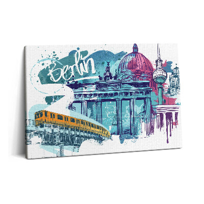 Tablou pe pânză 60x40 Călătoriți prin Berlin