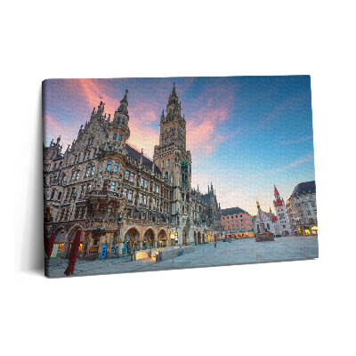 Tablou pe pânză 60x40 Marienplatz în München
