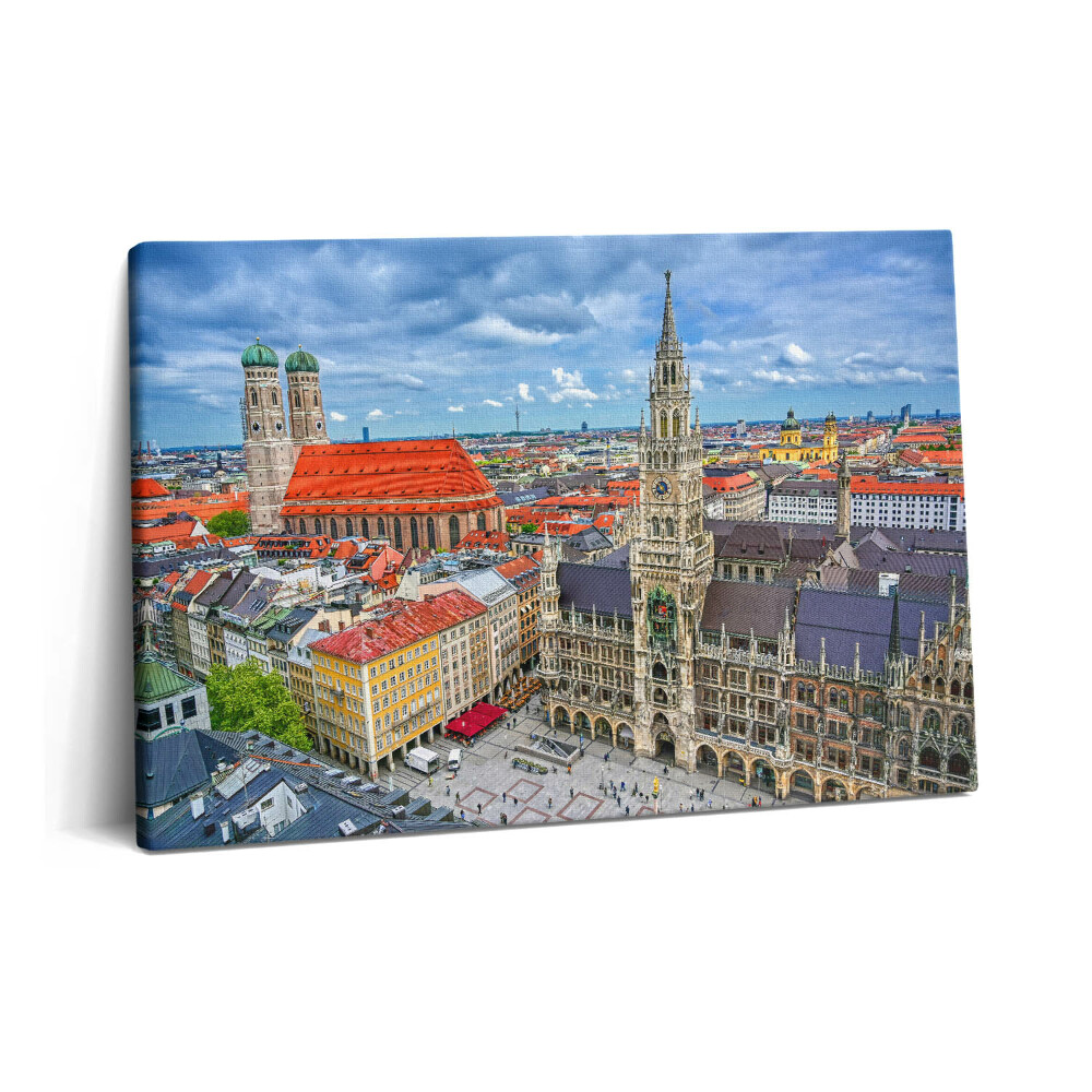 Tablou pe pânză 60x40 Primăria de pe Marienplatz din München