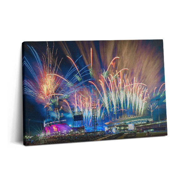 Tablou pe pânză 60x40 Anul Nou în Birmingham