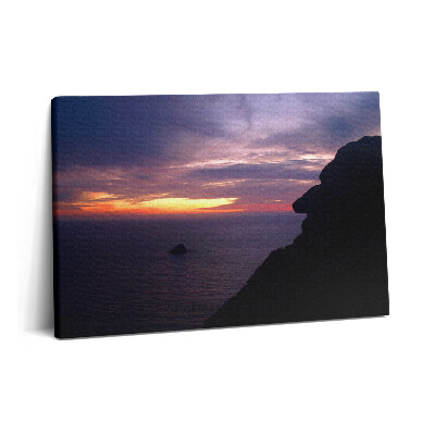 Tablou pe pânză 60x40 Cap de piatră