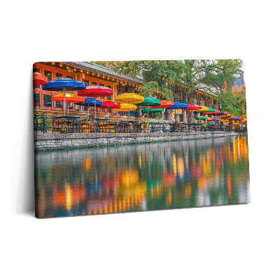 Tablou pe pânză 60x40 Râul San Antonio