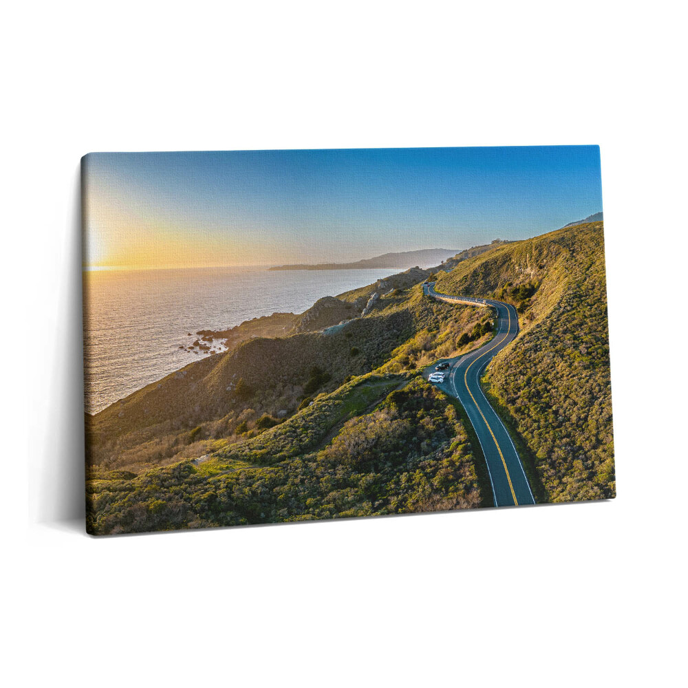 Tablou pe pânză 60x40 Drumul din jurul orașului San Francisco, SUA