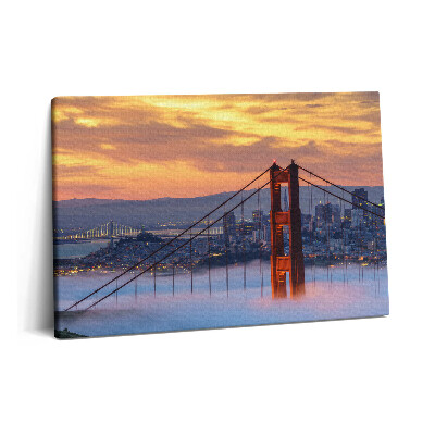 Tablou pe pânză 60x40 Podul San Francisco