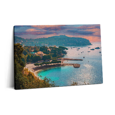 Tablou pe pânză 60x40 Vedere a Rivierei Franceze