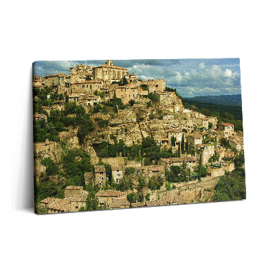 Tablou pe pânză 60x40 Un castel în Provence, Franța