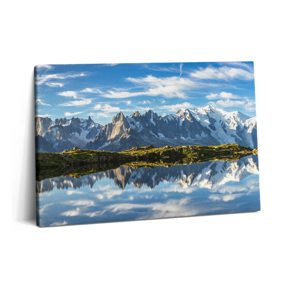 Tablou pe pânză 60x40 Alpii francezi din Valea Chamonix