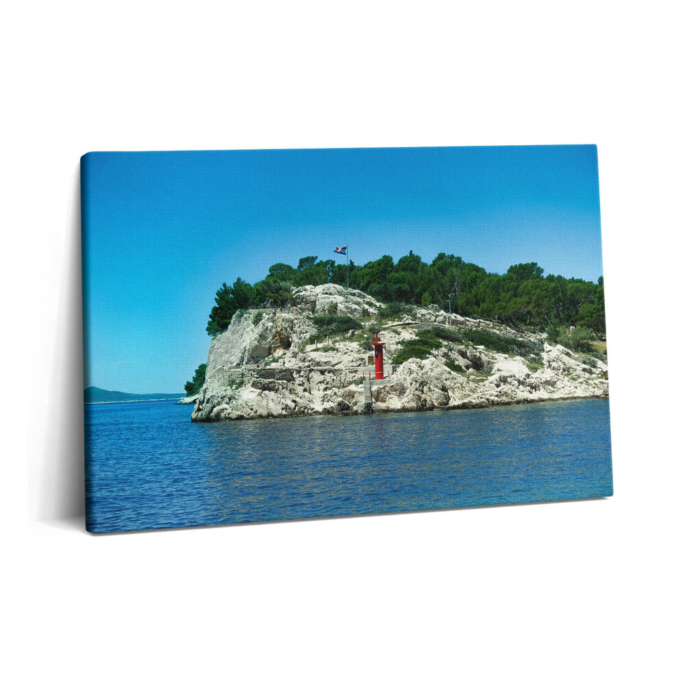 Tablou pe pânză 60x40 Ruta pitorească din Split, Croația