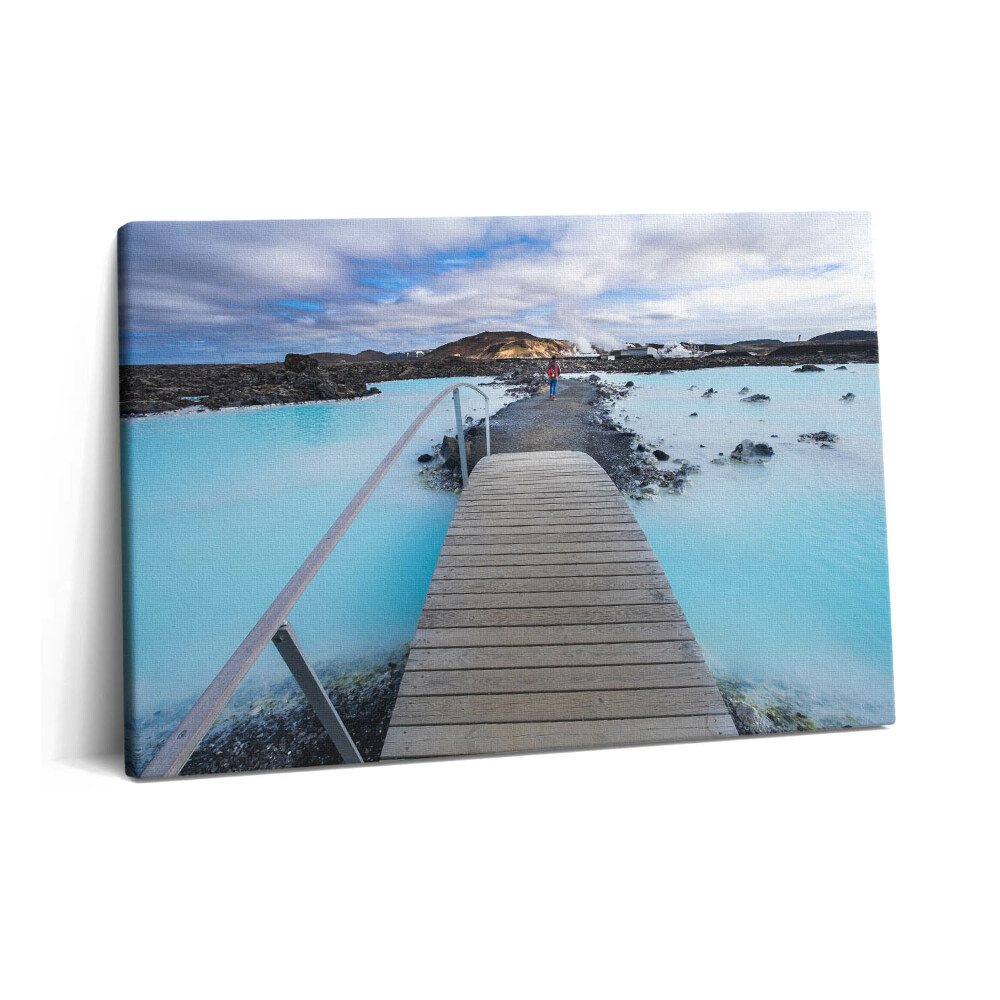 Tablou pe pânză 60x40 Atracție în Islanda