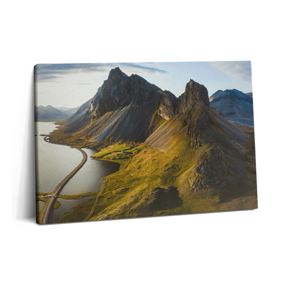 Tablou pe pânză 60x40 Drum pitoresc din Islanda