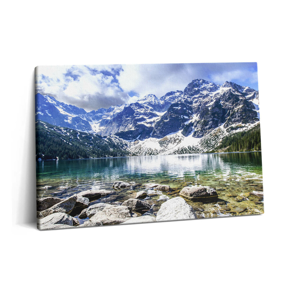 Tablou pe pânză 60x40 Peisaj de munți și lacuri