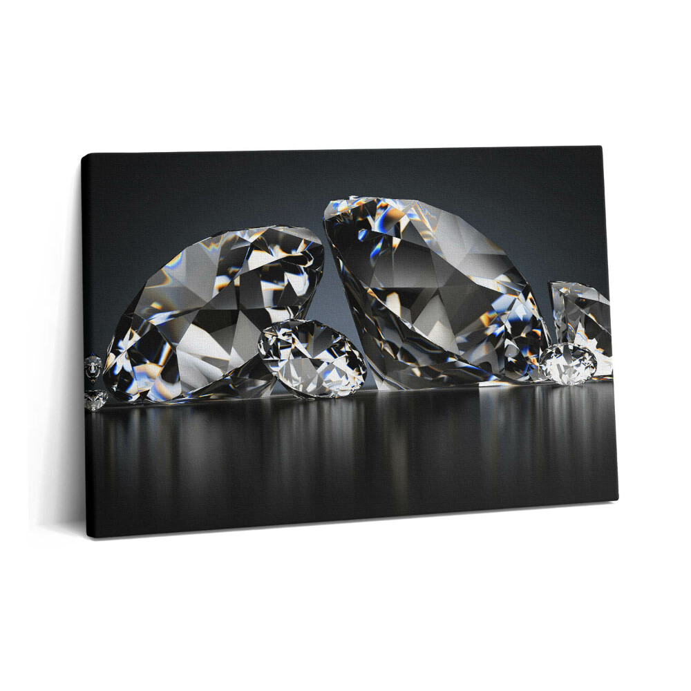 Tablou pe pânză 60x40 Diamante strălucitoare frumoase