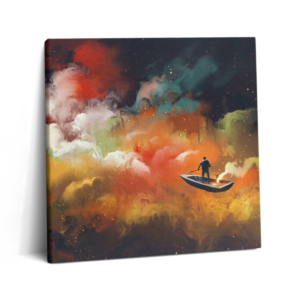 Tablou pe pânză canvas 60x60 Conceptul abstract al vieții de adult