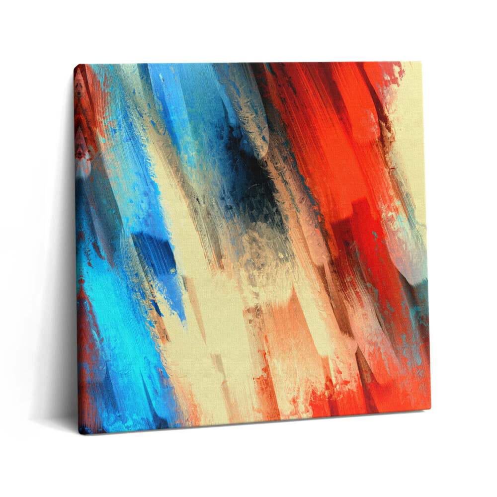 Tablou pe pânză canvas 60x60 Pictură abstractă în ulei