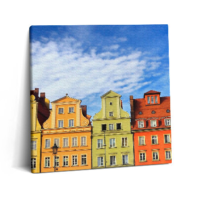 Tablou pe pânză canvas 60x60 Wrocław - Orașul Vechi