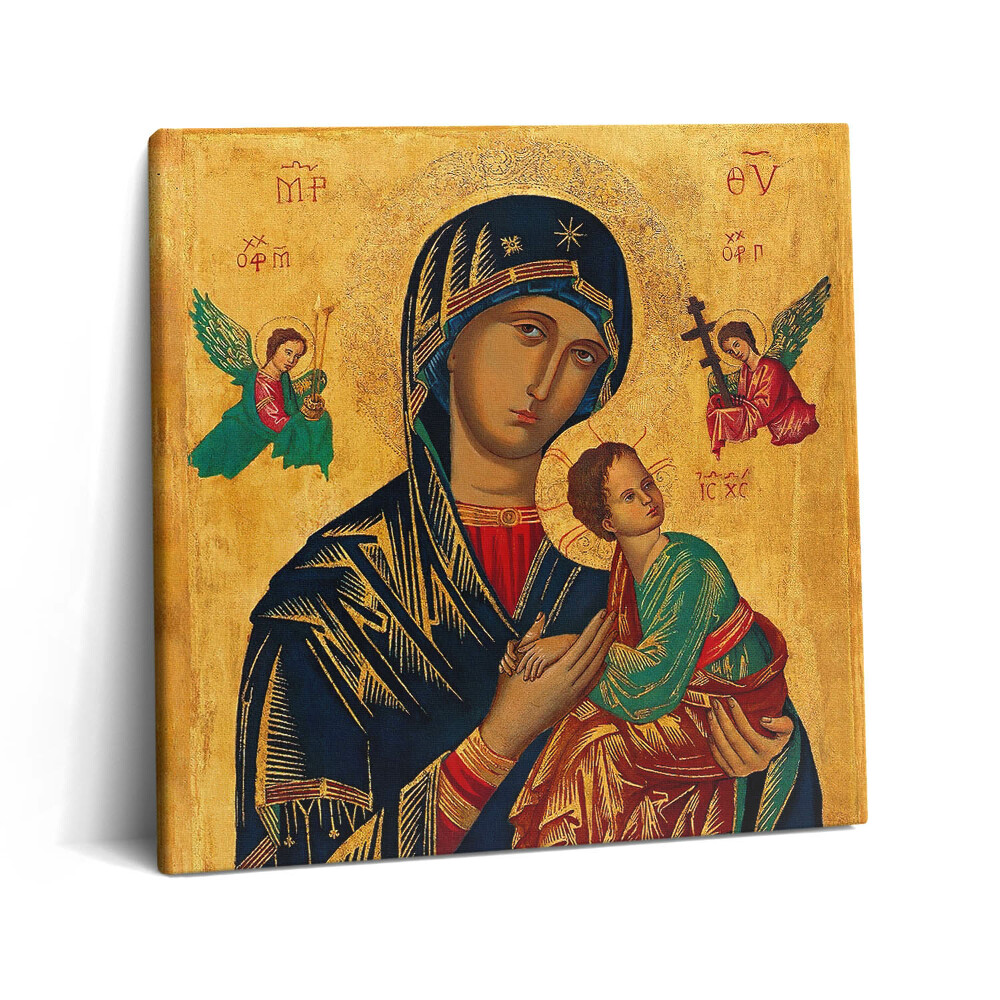 Tablou pe pânză canvas 60x60 Doamna Noastră a Ajutorului Perpetuu
