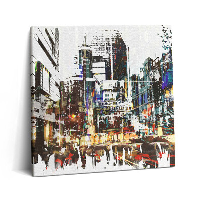 Tablou pe pânză canvas 60x60 New York – un oraș plin de viață