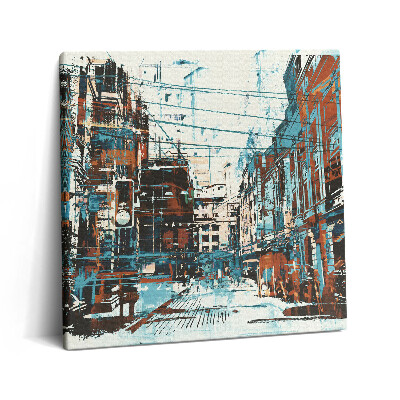 Tablou pe pânză canvas 60x60 Artă stradală