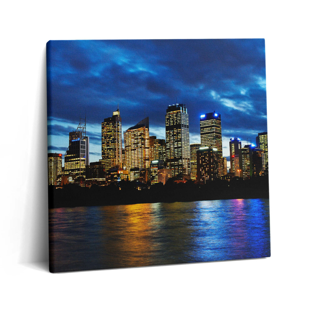 Tablou pe pânză canvas 60x60 Plimbare de seară prin Sydney