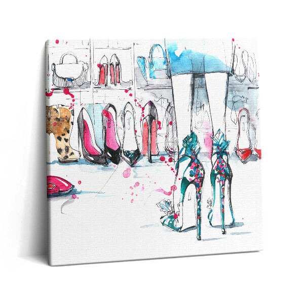 Tablou pe pânză canvas 60x60 Elementul feminității