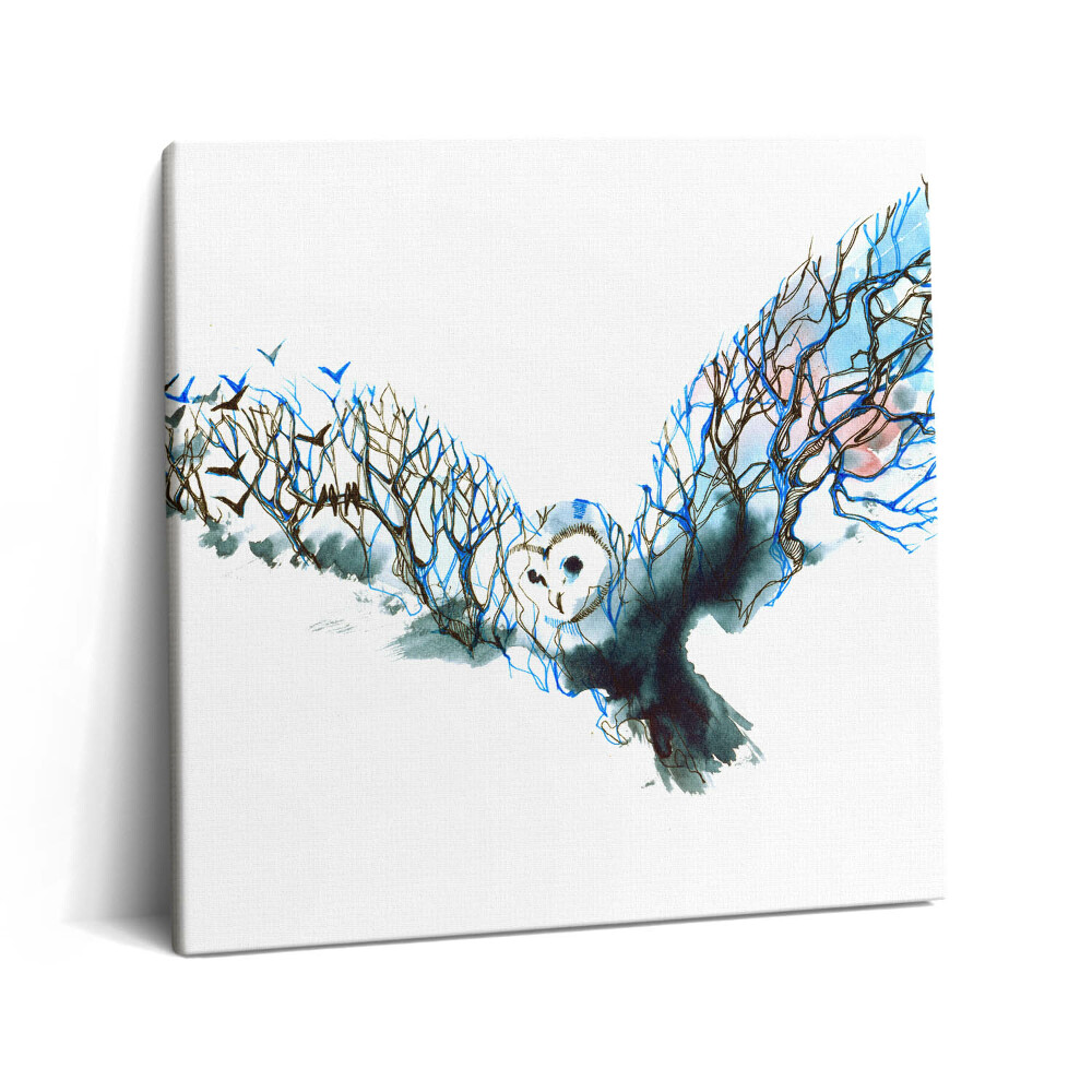 Tablou pe pânză canvas 60x60 Libertatea și natura păsărilor