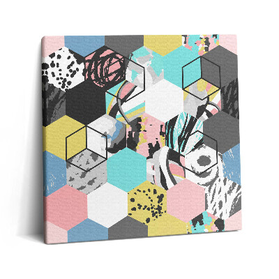 Tablou pe pânză canvas 60x60 Abstracție geometrică
