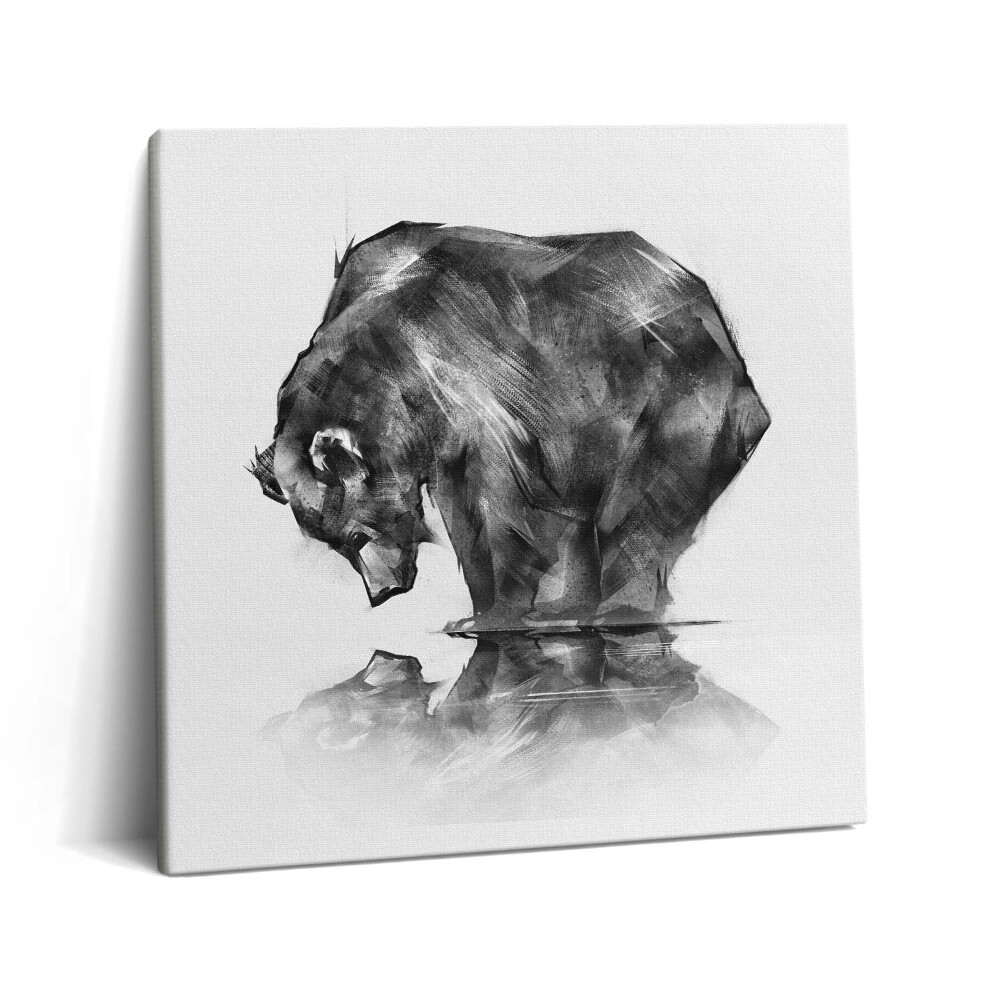 Tablou pe pânză canvas 60x60 Urs de desene animate