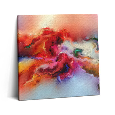 Tablou pe pânză canvas 60x60 Vopsea vărsată