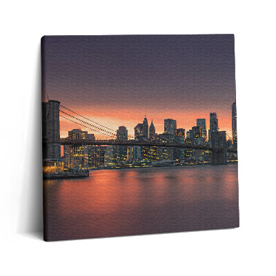 Tablou pe pânză canvas 60x60 East River în New York